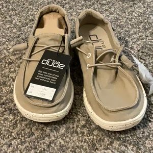 Hey dude womens wendy greige size 5